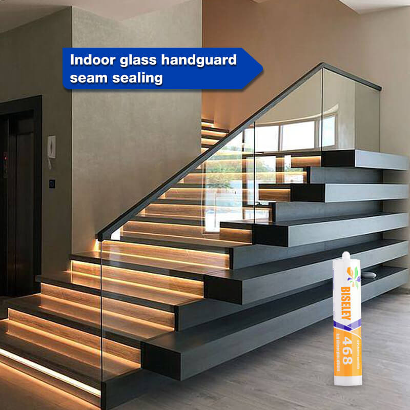 BSL-468 Building Material Acid Silicone Sealant for Glass Handrail Wood Stone Caulking Sealing Adhesive (4)