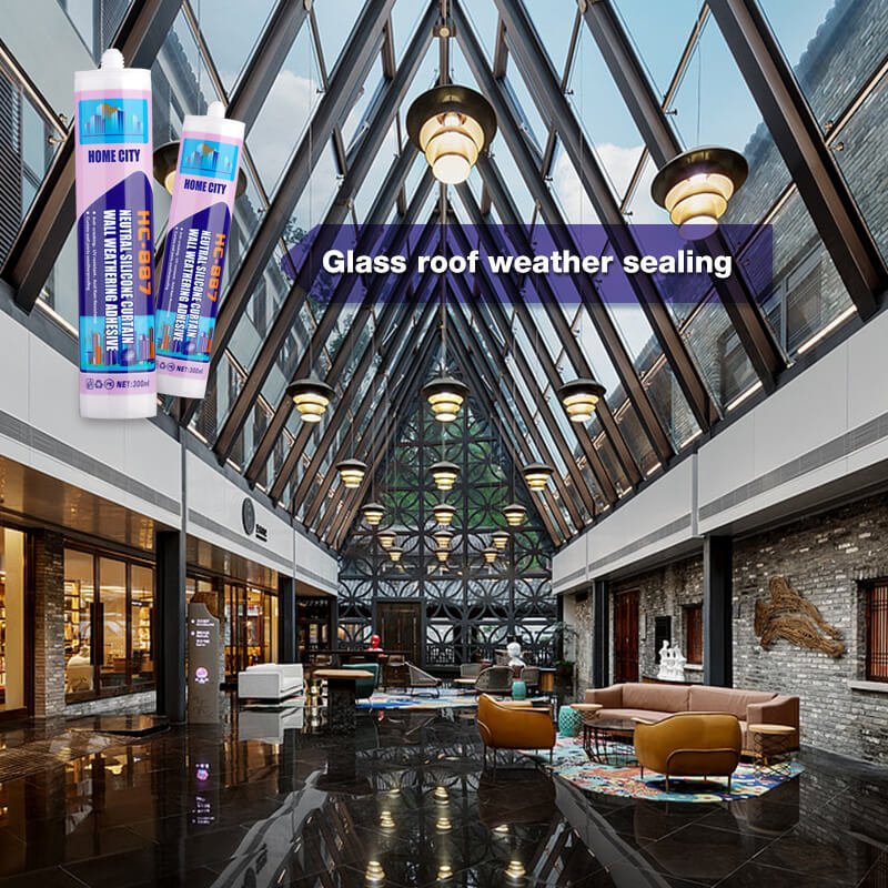 HC-887 Small and Medium-Sized Metal Aluminum Glass Stone Curtain Wall Building Sealant (4)