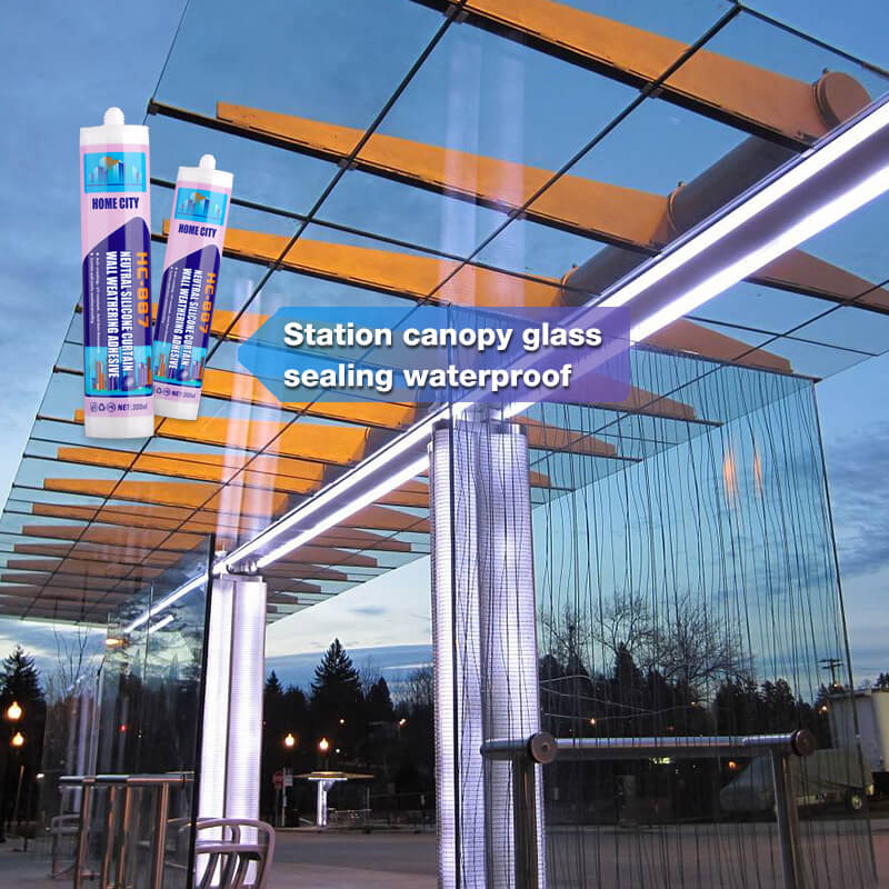 HC-887 Small and Medium-Sized Metal Aluminum Glass Stone Curtain Wall Building Sealant (5)
