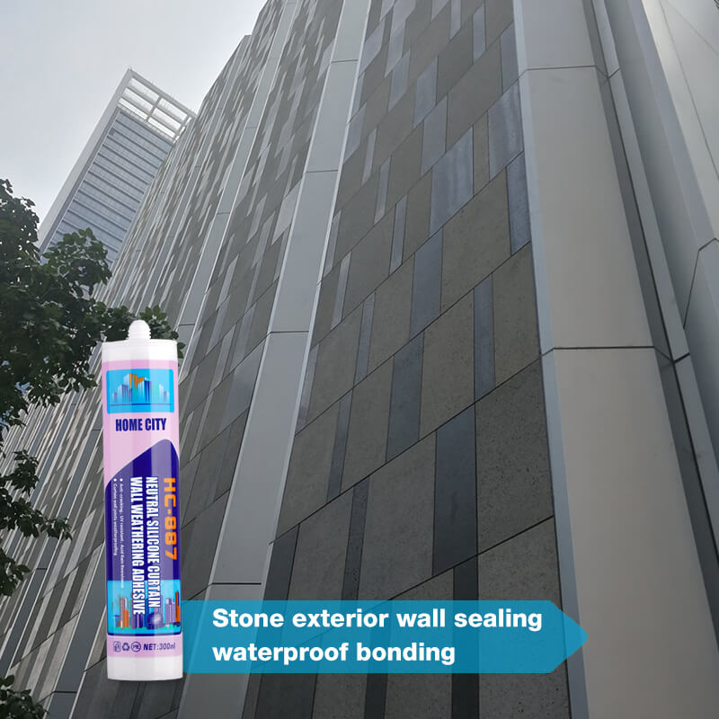 HC-887 Small and Medium-Sized Metal Aluminum Glass Stone Curtain Wall Building Sealant (6)