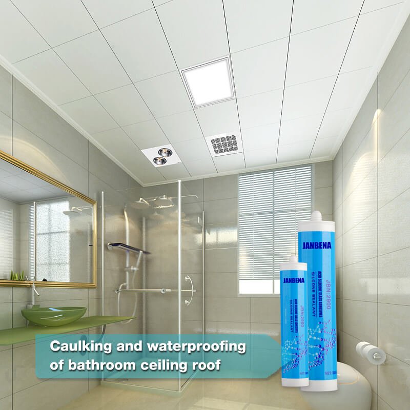 JBN-2900 Acid Silicone Adhesive Aluminum Glass Metal Kitchen Cabinet Wall Caulking Sealant (2)