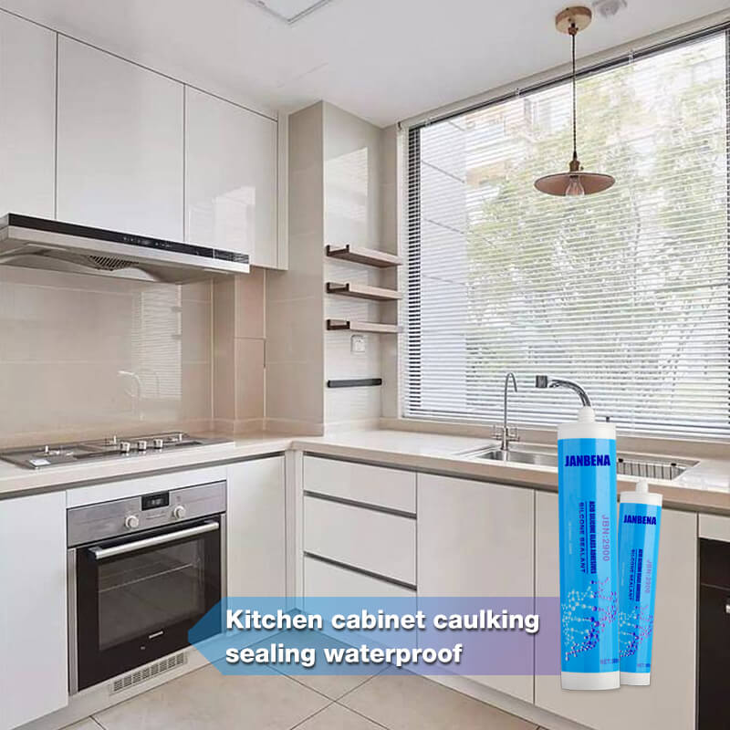JBN-2900 Acid Silicone Adhesive Aluminum Glass Metal Kitchen Cabinet Wall Caulking Sealant (5)