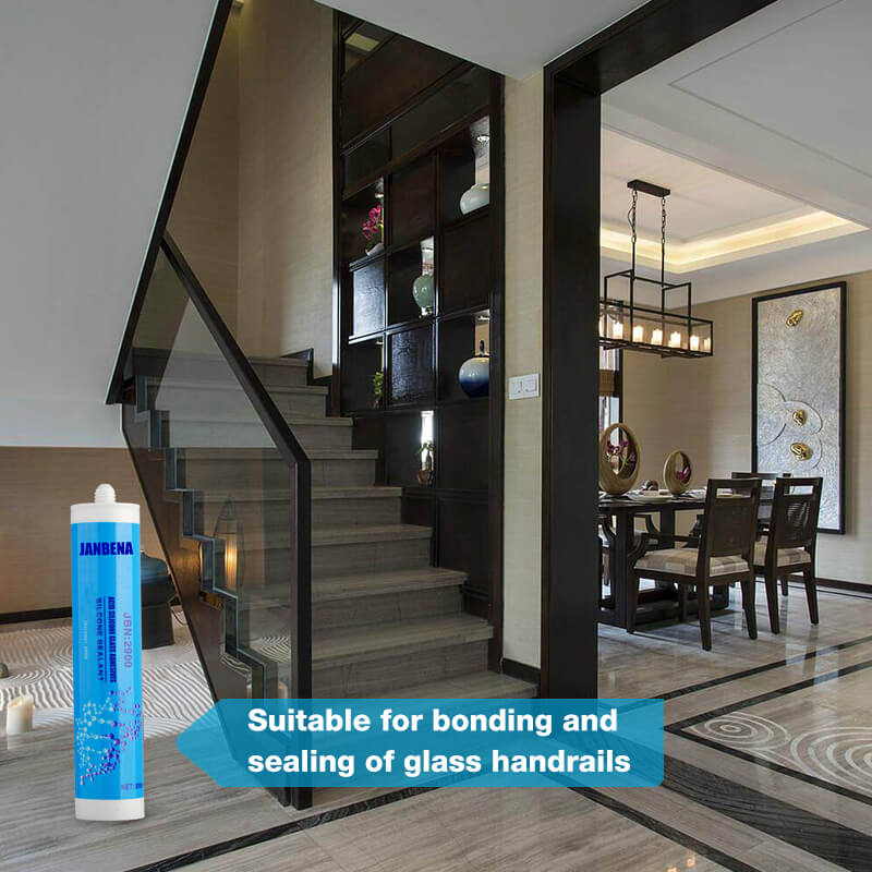 JBN-2900 Acid Silicone Adhesive Aluminum Glass Metal Kitchen Cabinet Wall Caulking Sealant (6)