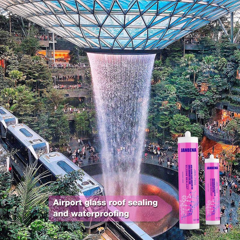 JBN-7900 Highly Transparent Acidic Silicone Sealant Suitable for Store Metal Wood Glass Window Partitions Quick-Setting Adhesive Sealing (2)