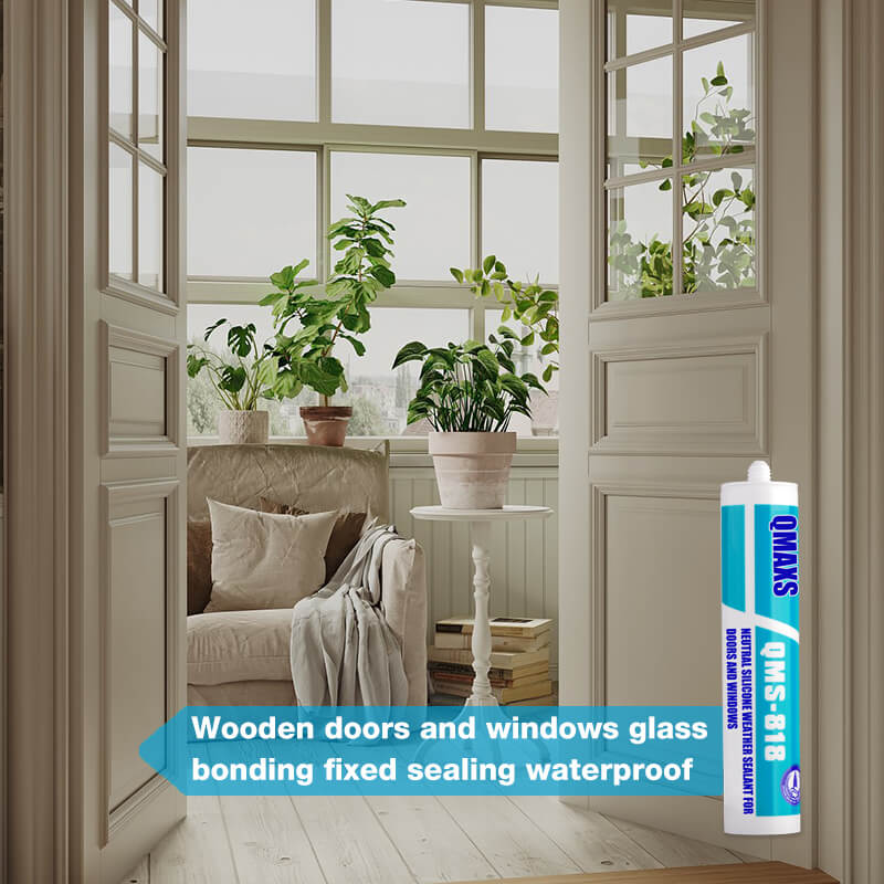 QMS-818 Indoor and Outdoor General Neutral Silicone Metal Glass Wood Door and Window (1)