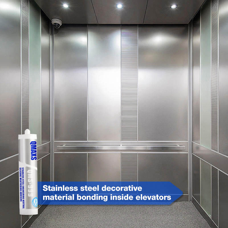 QMS-999 Large Metal Glass Aluminum Stainless Steel Sculpture Installation Adhesive (3)